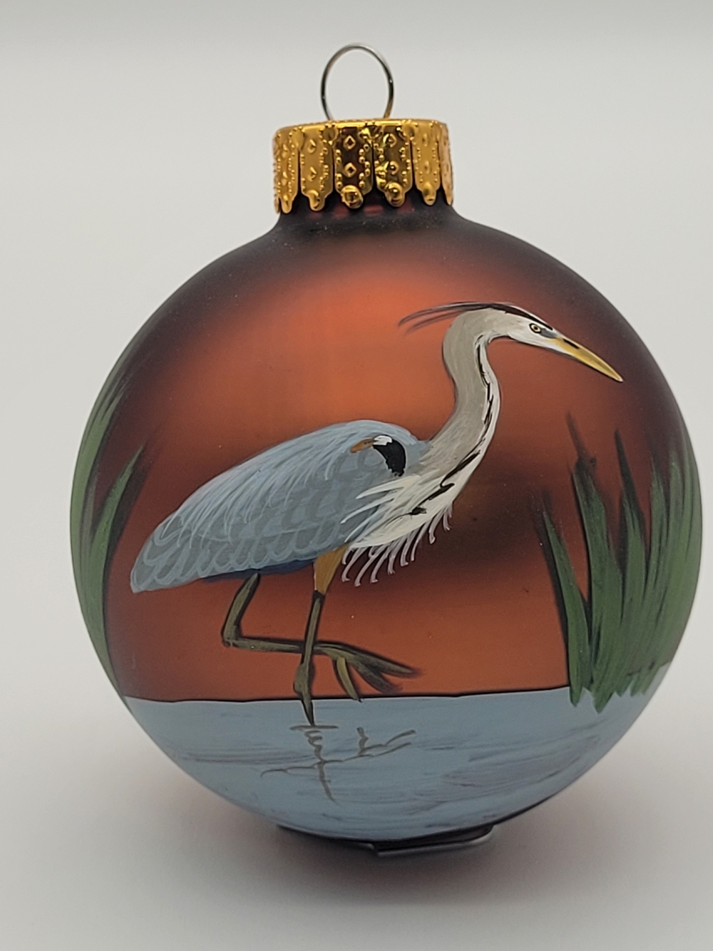 Painted By Marcia Poling Bombay Hook NWR 75th Anniversary 2013 Great Blue Heron